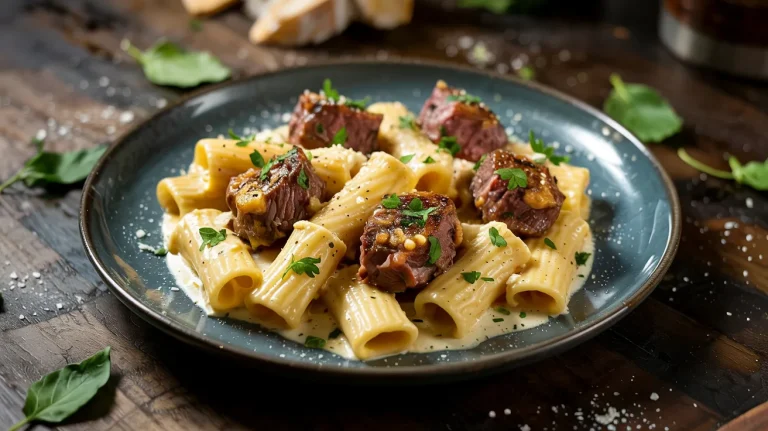 Garlic Butter Steak Bites and Creamy Alfredo Rigatoni: Because You Deserve This Tonight