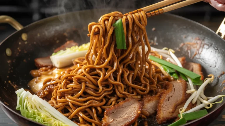 Shanghai Fried Noodles (Chow Mein Style)