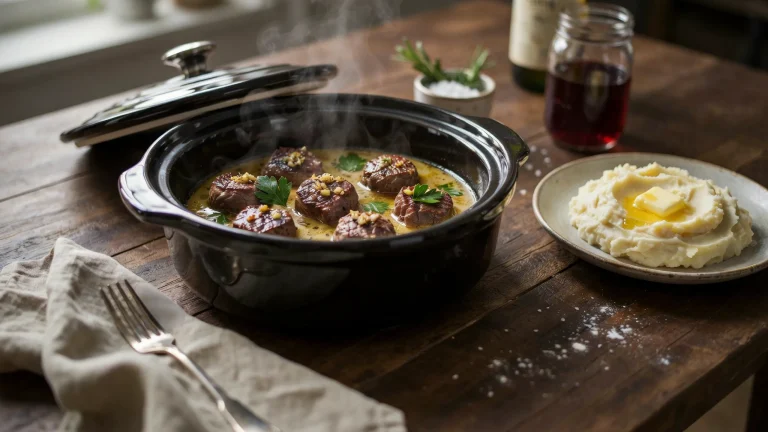 The Most Tender Crockpot Steak Bites You’ll Ever Eat