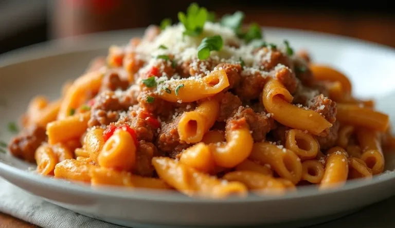 🍝 Creamy Rotel Pasta with Ground Beef: The Lazy Chef’s Dream Come True