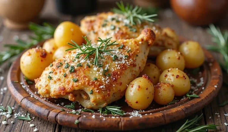 The Ultimate Lazy Chef’s Guide to Garlic Parmesan Chicken and Potatoes