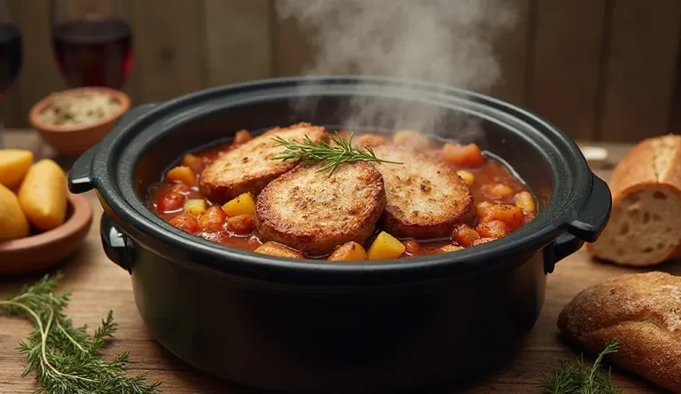 Crockpot Pork Chops and Potatoes That Do All the Work While You Do Nothing
