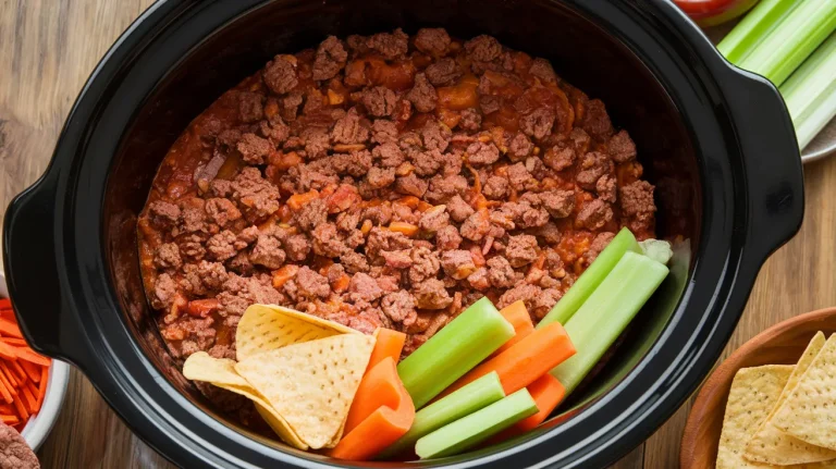 Crockpot Rotel Dip with Ground Beef: The Ultimate Party MVP