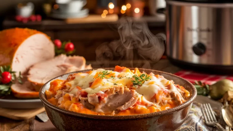 Crockpot Turkey Tetrazzini