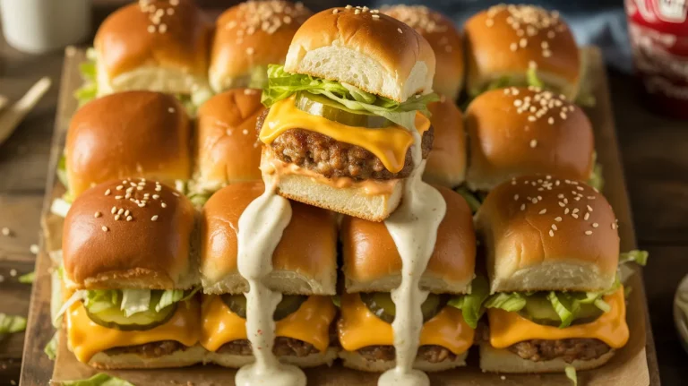 Big Mac Sliders (Cheesy Copycat Party Food)