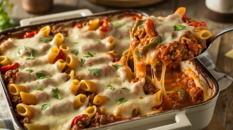 Stuffed Pepper Pasta Bake (Cheesy, Hearty & Family-Friendly)