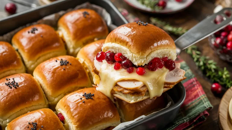 Cranberry Turkey Sliders (Festive, Flavor-Packed Leftovers)